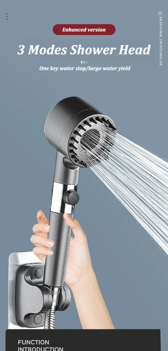 Jato PureZen™ - Ducha de Alta Presión con Filtro - Hogar Elegance
