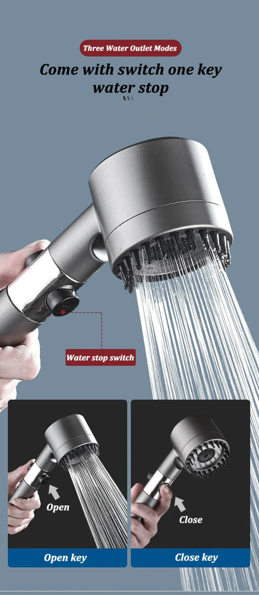 Jato PureZen™ - Ducha de Alta Presión con Filtro - Hogar Elegance